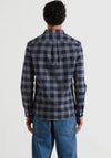 Farah Brewer Check Oxford Shirt, Grey