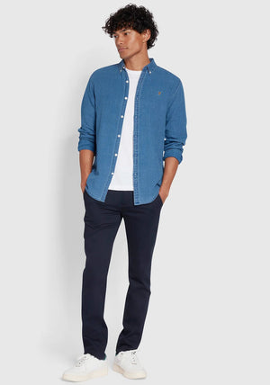 Farah Jacob Denim Shirt, Stone Wash