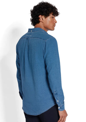 Farah Jacob Denim Shirt, Stone Wash