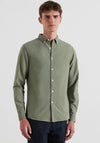 Farah Brewer Long Sleeve Shirt, Tarragon Green