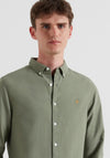 Farah Brewer Long Sleeve Shirt, Tarragon Green