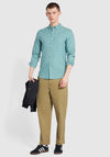 Farah Brewer Long Sleeve Shirt, Brook Blue