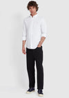 Farah Brewer Long Sleeve Shirt, White