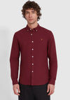 Farah Brewer Long Sleeve Shirt, Wine