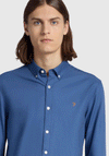 Farah Brewer Oxford Shirt, Steel Blue