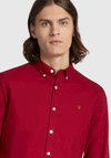 Farah Brewer Oxford Shirt, Warm Red