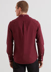 Farah Brewer Slim Fit Oxford Shirt, Bordeaux
