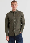 Farah Brewer Slim Fit Oxford Shirt, Rosemary Green