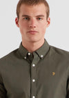 Farah Brewer Slim Fit Oxford Shirt, Rosemary Green