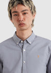 Farah Brewer Slim Fit Oxford Shirt, Grey