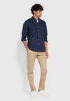 Farah Brewer Slim Fit Oxford Shirt, Navy