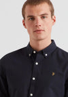 Farah Brewer Slim Fit Oxford Shirt, Navy