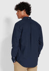 Farah Brewer Slim Fit Oxford Shirt, Navy