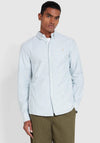 Farah Brewer Stripe Shirt, Meadow Green & White