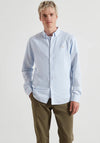Farah Brewer Stripe Shirt, Sky Blue
