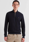 Farah Conrad Quarter Zip Knit Sweater, True Navy