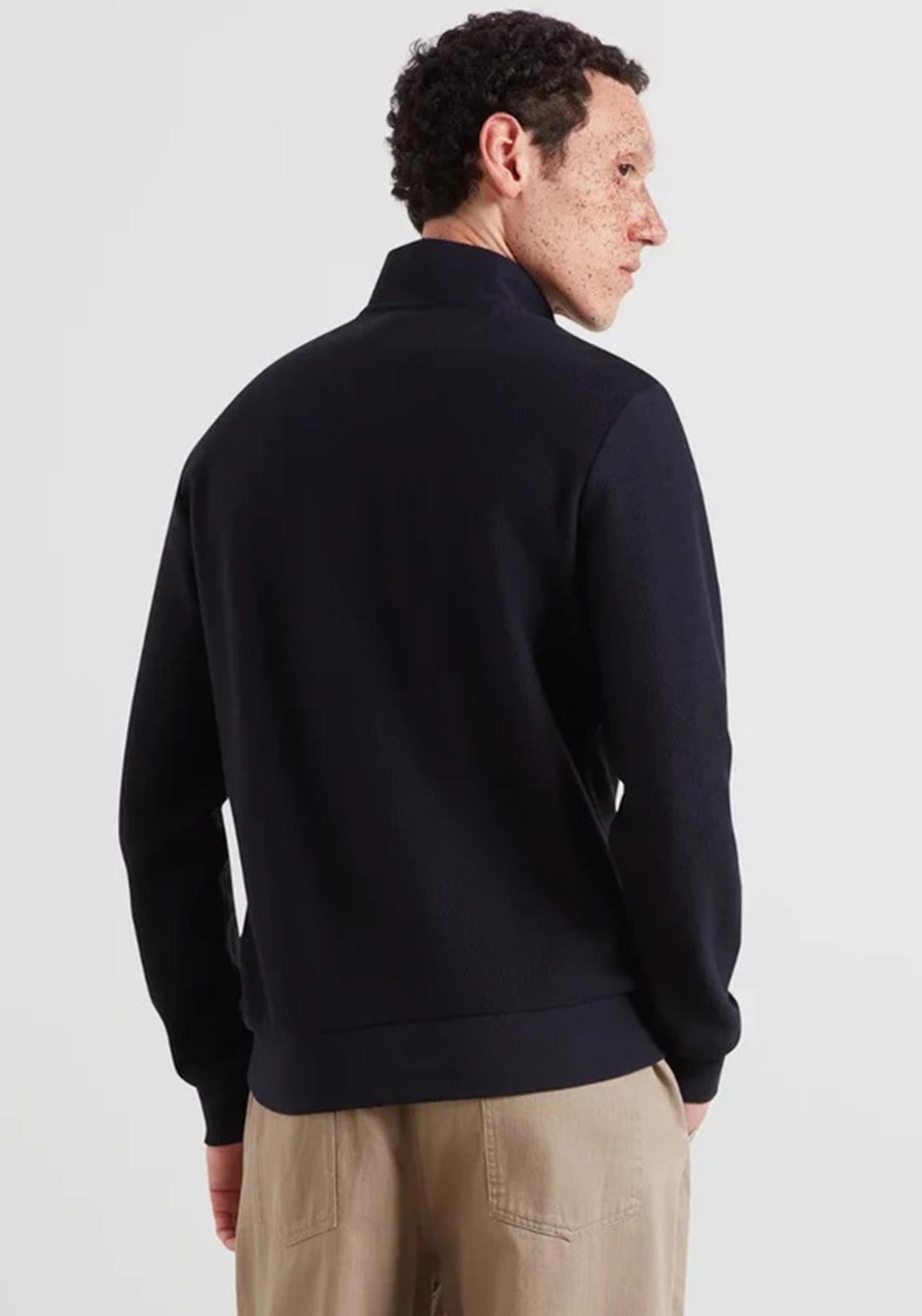 Farah Conrad Quarter Zip Knit Sweater, True Navy