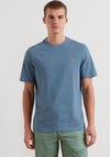 Farah Danny T-Shirt, Blue Tide Marl