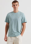 Farah Danny T-Shirt, Green Mist Marl