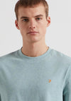 Farah Danny T-Shirt, Green Mist Marl