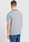 Farah Danny Stripe T-Shirt, Blue Multi