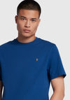 Farah Danny T-Shirt, Blue Peony