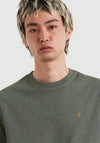 Farah Danny T-Shirt, Rosemary Green Marl