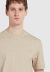 Farah Danny T-Shirt, Hazelnut Marl
