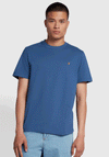 Farah Danny T-Shirt, Steel Blue