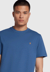 Farah Danny T-Shirt, Steel Blue