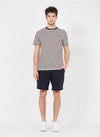 Farah Durrington Organic Cotton Jersey Shorts, True Navy