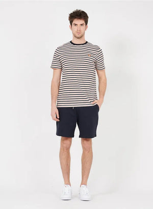 Farah Durrington Organic Cotton Jersey Shorts, True Navy