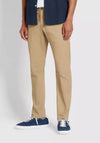 Farah Elm Straight Leg Twill Chinos, Beige
