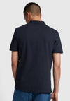 Farah Forster Textured Polo Shirt, Navy
