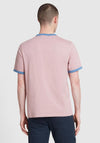 Farah Groves Ringer T-Shirt, Dark Pink