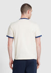 Farah Groves Ringer T-Shirt, Fog