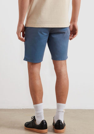 Farah Hawk Twill Chino Shorts, Iris Blue