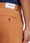 Farah Hawk Twill Chino Shorts, Tan