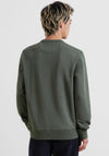 Farah Hemming Crew Neck Sweatshirt, Rosemary Green Marl