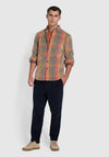 Farah Hufford Check Shirt, Blue Peony Multi