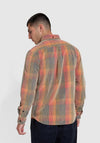 Farah Hufford Check Shirt, Blue Peony Multi