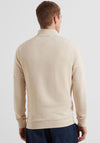 Farah Jim Quarter Zip Sweatshirt, Beige Marl
