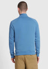 Farah Jim Quarter Zip Sweatshirt, Sheaf Blue