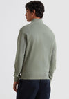 Farah Jim Quarter Zip Sweatshirt, Tarragon Green