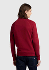 Farah Jim Quarter Zip Sweatshirt, Warm Red