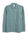 Farah Leon Twill Overshirt, Brook Blue