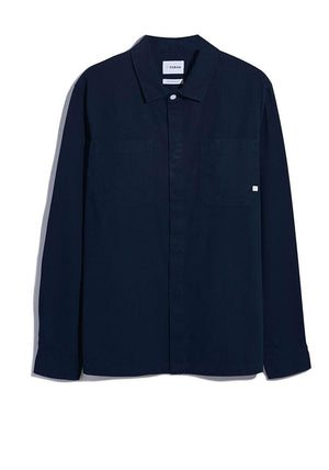 Farah Leon Twill Overshirt, True Navy