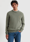 Farah Maidstone Lambswool Sweater, Tarragon Green