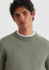 Farah Maidstone Lambswool Sweater, Tarragon Green