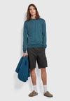 Farah Mullen Crew Neck Sweater, Ocean